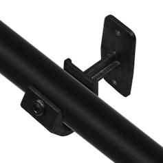 Doos Leuningdrager met inleg - zwart-B / 26,9 mm (60 stuks)